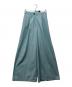 nagonstans（ナゴンスタンス）の古着「tuck wide pants」｜ブルー