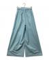 nagonstans (ナゴンスタンス) tuck wide pants ブルー サイズ:Ｓ：10000円