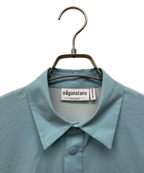 nagonstans（ナゴンスタンス）nagonstans (ナゴンスタンス) teck shirt ブルー サイズ:Mの古着・服飾アイテム