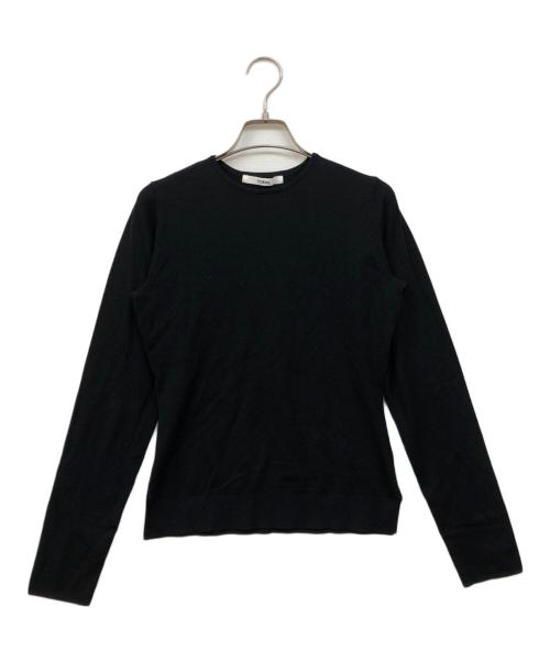forme（フォルメ）forme (フォルメ) クルーネックニット ブラック サイズ:FREEの古着・服飾アイテム