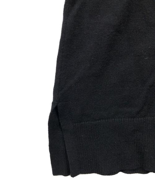forme（フォルメ）forme (フォルメ) 5部袖ストレッチニット ブラック サイズ:FREEの古着・服飾アイテム