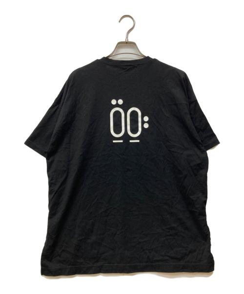 ENFOLD（エンフォルド）ENFOLD (エンフォルド) PRINT T-SHIRT ブラック サイズ:38の古着・服飾アイテム