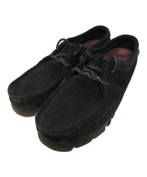 CLARKS（クラークス）CLARKS (クラークス) ワラビー ブラック サイズ:24.5㎝の古着・服飾アイテム