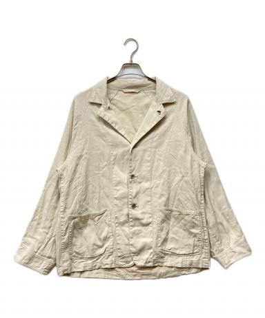 confect リネンコットンホワイトピグメントカバーオール 中古・古着通販】confect (コンフェクト) リネンコットン ホワイト