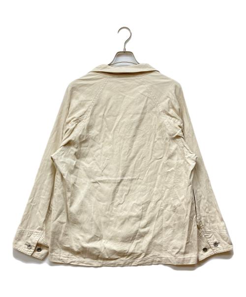 confect（コンフェクト）confect (コンフェクト) リネンコットン ホワイトピグメント カバーオール アイボリー サイズ:Lの古着・服飾アイテム