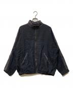confectコンフェクト）の古着「リネンジップトップ」｜グレー