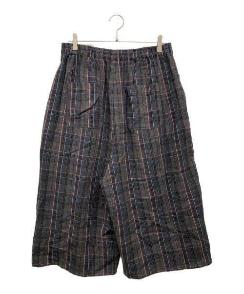 soulberry（ソウルベリー）soulberry (ソウルベリー) 秋へ踏み出すチェックのパンツ グレー サイズ:3Lの古着・服飾アイテム