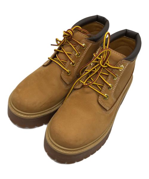 Timberland（ティンバーランド）Timberland (ティンバーランド) ストーン ストリート ネリー プレミアム ウォータープルーフ プラットフォーム チャッカ ブラウン サイズ:23.5の古着・服飾アイテム