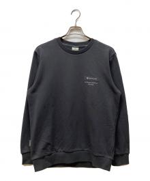 Snow peak（スノーピーク）の古着「Woven Patch Sweatshirt」｜グレー