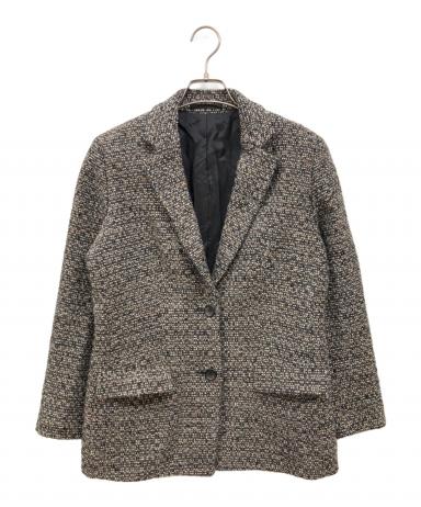 美品✨バーバリーロンドン テーラードジャケット ウール混 42 L相当 レディー 中古・古着通販】BURBERRY LONDON (バーバリーロンドン) ツイード