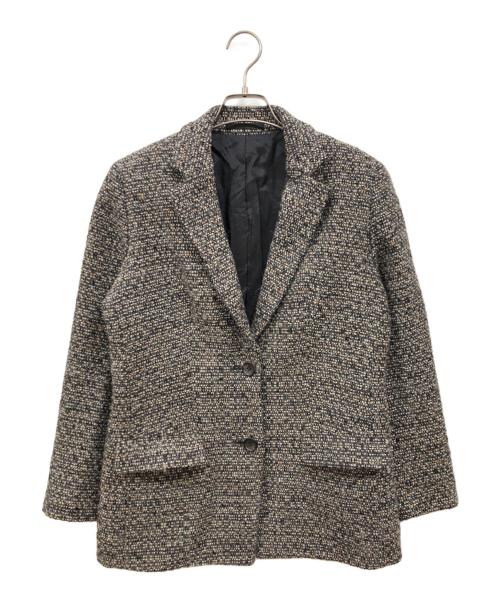 BURBERRY LONDON（バーバリーロンドン）BURBERRY LONDON (バーバリーロンドン) ツイードテーラードジャケット グレー サイズ:42の古着・服飾アイテム