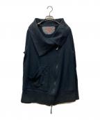 Vivienne Westwood RED LABELヴィヴィアンウエストウッドレッドレーベル）の古着「立体ジップスウェット」｜ブラック