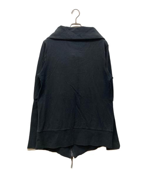 Vivienne Westwood RED LABEL（ヴィヴィアンウエストウッドレッドレーベル）Vivienne Westwood RED LABEL (ヴィヴィアンウエストウッドレッドレーベル) 立体ジップスウェット ブラック サイズ:2の古着・服飾アイテム