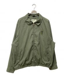 Eddie Bauer（エディーバウアー）の古着「ワッペンジップアップジャケット」｜グリーン