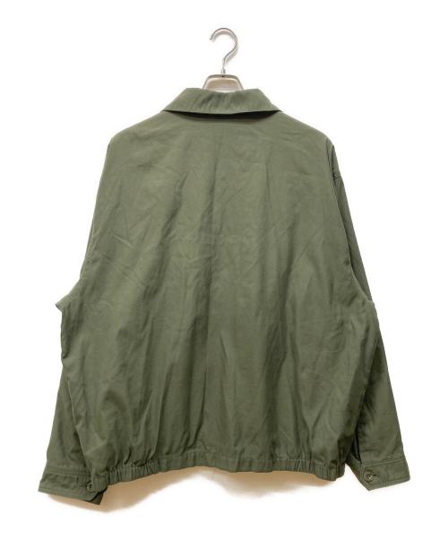 Eddie Bauer（エディーバウアー）Eddie Bauer (エディーバウアー) ワッペンジップアップジャケット グリーン サイズ:Lの古着・服飾アイテム