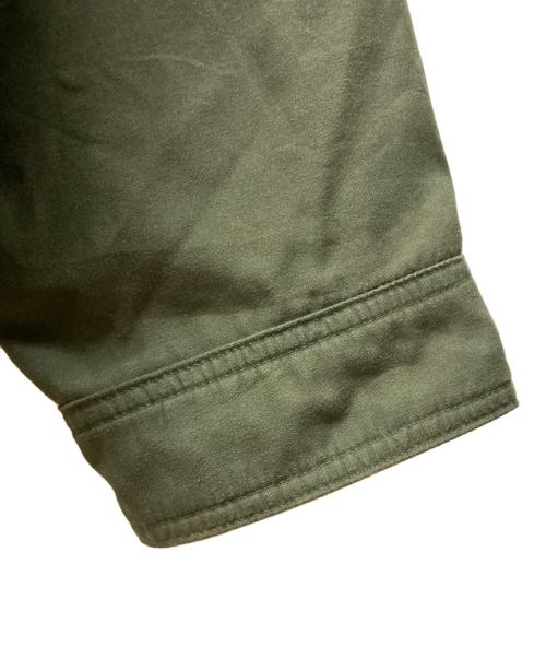 Eddie Bauer（エディーバウアー）Eddie Bauer (エディーバウアー) ワッペンジップアップジャケット グリーン サイズ:Lの古着・服飾アイテム