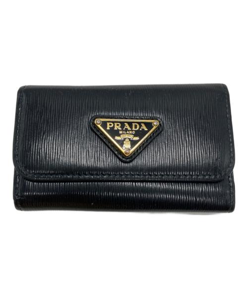 PRADA（プラダ）PRADA (プラダ) 6連キーケース ブラックの古着・服飾アイテム