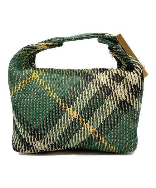 BURBERRY（バーバリー）BURBERRY (バーバリー) ハンドバッグ グリーンの古着・服飾アイテム