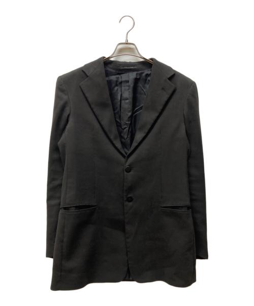 EMPORIO ARMANI（エンポリオ アルマーニ）EMPORIO ARMANI (エンポリオ アルマーニ) テーラードジャケット ブラック サイズ:48の古着・服飾アイテム