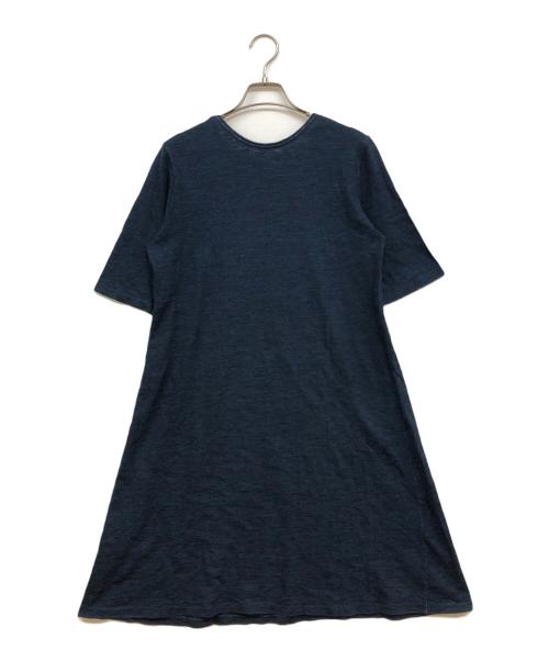 45rpm（45アールピーエム）45rpm (45アールピーエム) 半袖ワンピース ネイビー サイズ:3の古着・服飾アイテム