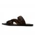 Saint Laurent Paris (サンローランパリ) Neil Braided Leather Sandal ブラウン サイズ:SIZE 40 1/2：34000円