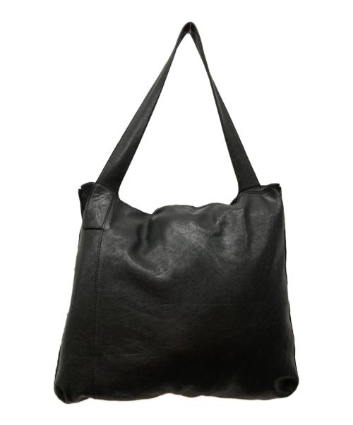 PATRICK STEPHAN（パトリックステファン）PATRICK STEPHAN (パトリックステファン) レザーショルダーバッグ ブラックの古着・服飾アイテム