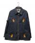 Needles（ニードルズ）の古着「P&M EMB. JACKET -10.5oz C/L/PU DENIM」｜ブルー