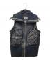 HARLEY-DAVIDSON（ハーレーダビッドソン）の古着「レザーベスト」｜ブラック