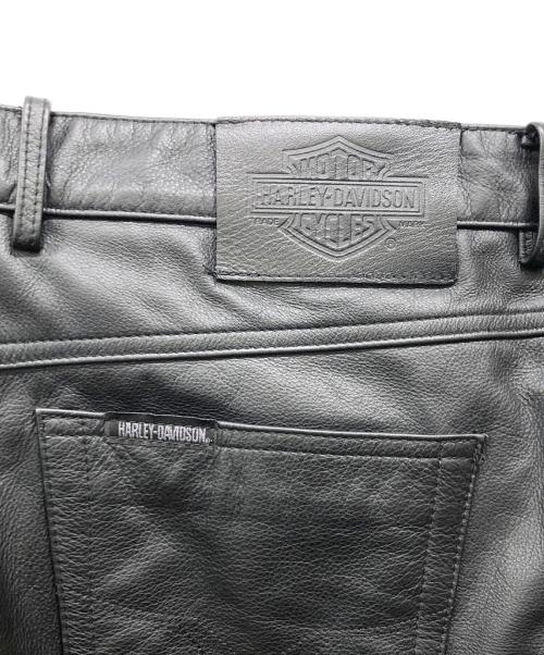 HARLEY-DAVIDSON（ハーレーダビッドソン）HARLEY-DAVIDSON (ハーレーダビッドソン) レザーパンツ ブラック サイズ:36の古着・服飾アイテム