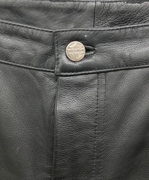 HARLEY-DAVIDSON（ハーレーダビッドソン）HARLEY-DAVIDSON (ハーレーダビッドソン) レザーパンツ ブラック サイズ:36の古着・服飾アイテム