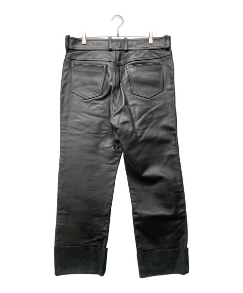 HARLEY-DAVIDSON（ハーレーダビッドソン）HARLEY-DAVIDSON (ハーレーダビッドソン) レザーパンツ ブラック サイズ:38の古着・服飾アイテム