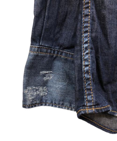 DSQUARED2（ディースクエアード）DSQUARED2 (ディースクエアード) ウエスタンデニムシャツ ブルー サイズ:46の古着・服飾アイテム