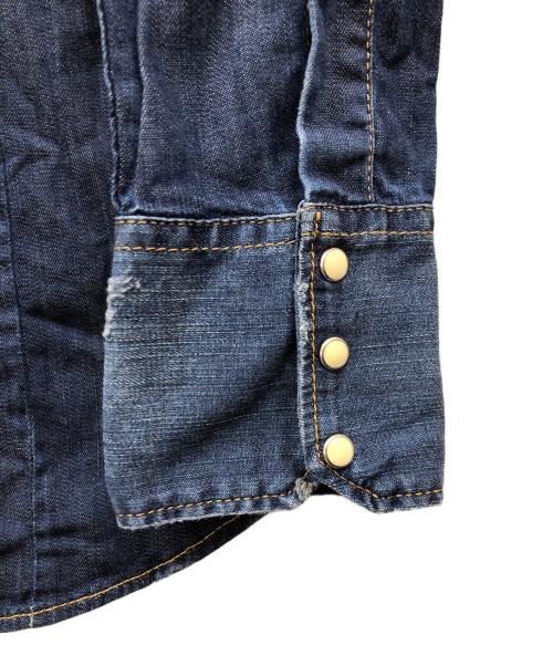 DSQUARED2（ディースクエアード）DSQUARED2 (ディースクエアード) ウエスタンデニムシャツ ブルー サイズ:46の古着・服飾アイテム