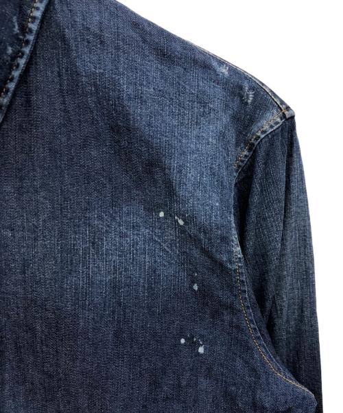 DSQUARED2（ディースクエアード）DSQUARED2 (ディースクエアード) ウエスタンデニムシャツ ブルー サイズ:46の古着・服飾アイテム