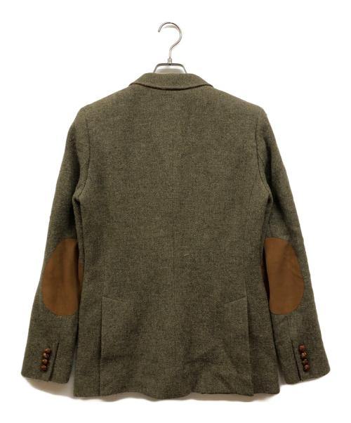 POLO RALPH LAUREN（ポロ・ラルフローレン）POLO RALPH LAUREN (ポロ・ラルフローレン) クルミボタンウールテーラードジャケット グリーン サイズ:4の古着・服飾アイテム