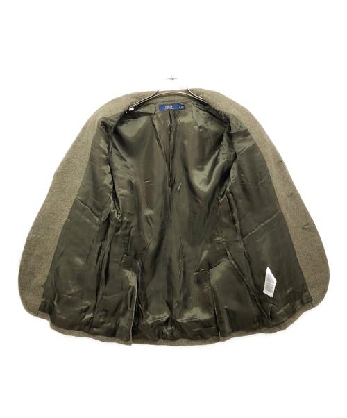 POLO RALPH LAUREN（ポロ・ラルフローレン）POLO RALPH LAUREN (ポロ・ラルフローレン) クルミボタンウールテーラードジャケット グリーン サイズ:4の古着・服飾アイテム