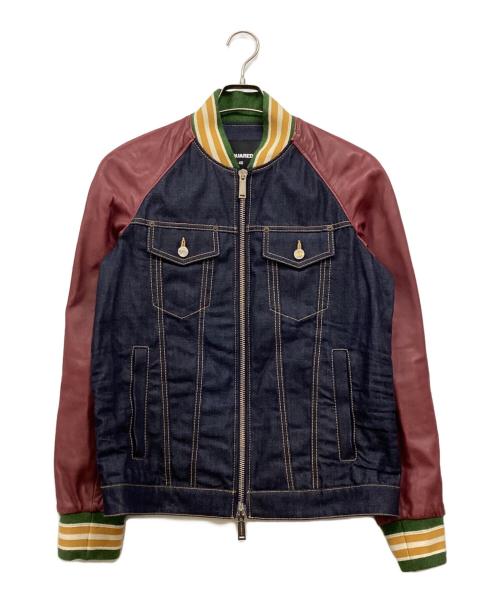 DSQUARED2（ディースクエアード）DSQUARED2 (ディースクエアード) 切り替えデニムジャケット インディゴ サイズ:46の古着・服飾アイテム