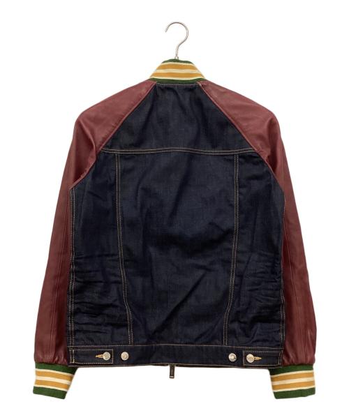 DSQUARED2（ディースクエアード）DSQUARED2 (ディースクエアード) 切り替えデニムジャケット インディゴ サイズ:46の古着・服飾アイテム