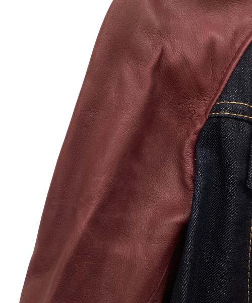 DSQUARED2（ディースクエアード）DSQUARED2 (ディースクエアード) 切り替えデニムジャケット インディゴ サイズ:46の古着・服飾アイテム