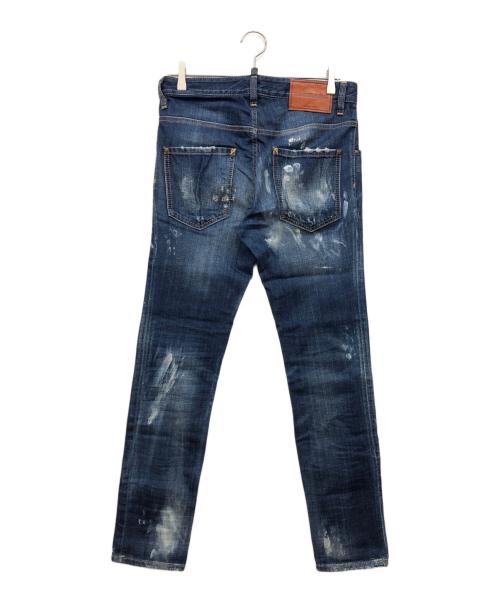DSQUARED2（ディースクエアード）DSQUARED2 (ディースクエアード) Skater Jean インディゴ サイズ:44の古着・服飾アイテム