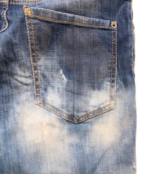 DSQUARED2（ディースクエアード）DSQUARED2 (ディースクエアード) SKATER JEAN インディゴ サイズ:44の古着・服飾アイテム