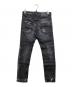 DSQUARED2 (ディースクエアード) WORKED WASH SKATER JEAN ブラック サイズ:44：10000円