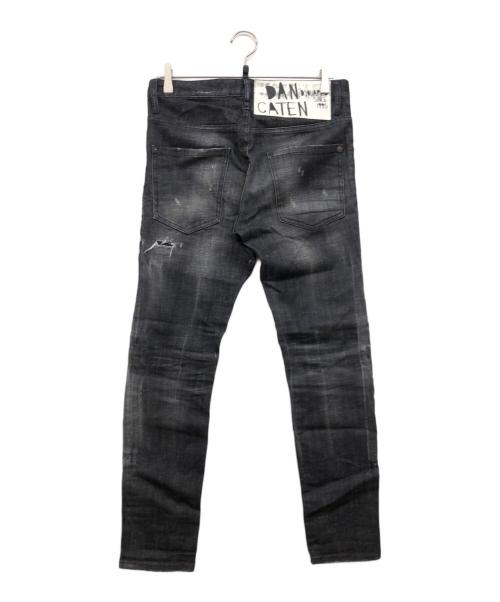 DSQUARED2（ディースクエアード）DSQUARED2 (ディースクエアード) SKATER JEAN ブラック サイズ:44の古着・服飾アイテム