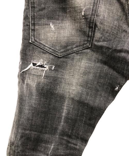 DSQUARED2（ディースクエアード）DSQUARED2 (ディースクエアード) SKATER JEAN ブラック サイズ:44の古着・服飾アイテム