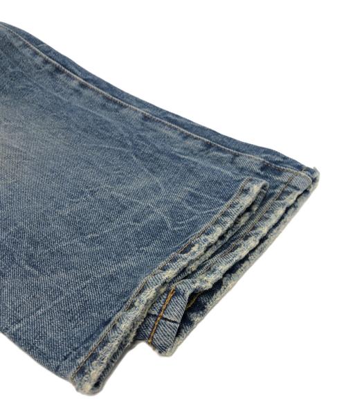RRL（ダブルアールエル）RRL (ダブルアールエル) ダメージ加工テーパードデニムパンツ インディゴ サイズ:29×30の古着・服飾アイテム