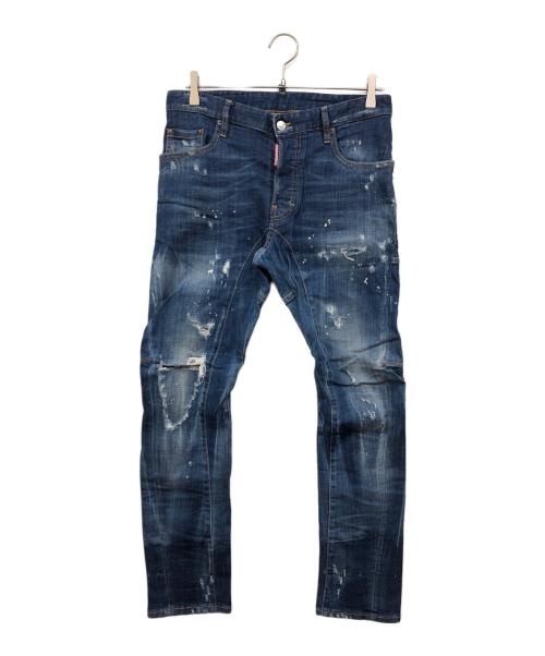 DSQUARED2（ディースクエアード）DSQUARED2 (ディースクエアード) TIDY BIKER JEAN インディゴ サイズ:44の古着・服飾アイテム