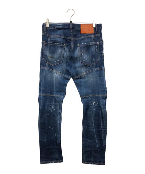 DSQUARED2（ディースクエアード）DSQUARED2 (ディースクエアード) TIDY BIKER JEAN インディゴ サイズ:44の古着・服飾アイテム