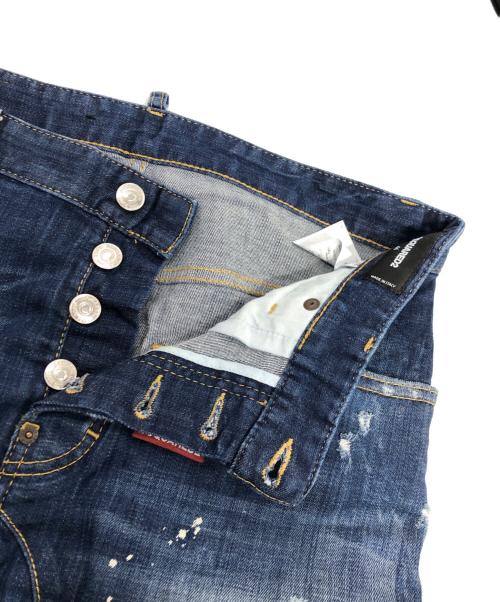 DSQUARED2（ディースクエアード）DSQUARED2 (ディースクエアード) TIDY BIKER JEAN インディゴ サイズ:44の古着・服飾アイテム