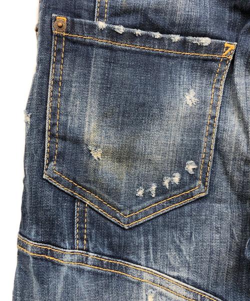 DSQUARED2（ディースクエアード）DSQUARED2 (ディースクエアード) TIDY BIKER JEAN インディゴ サイズ:44の古着・服飾アイテム