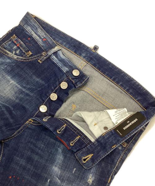 DSQUARED2（ディースクエアード）DSQUARED2 (ディースクエアード) Skinny Dan Jean インディゴ サイズ:44の古着・服飾アイテム